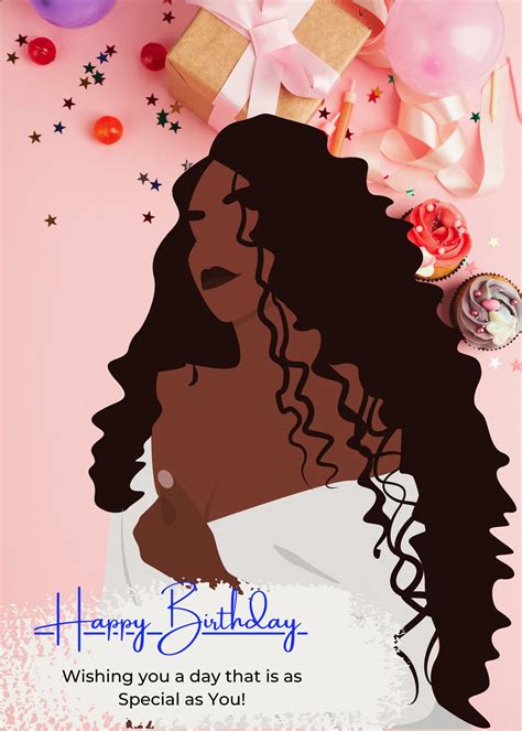 Queen Birthday Card Happy Birthday Black Queen Downloadable Birthday