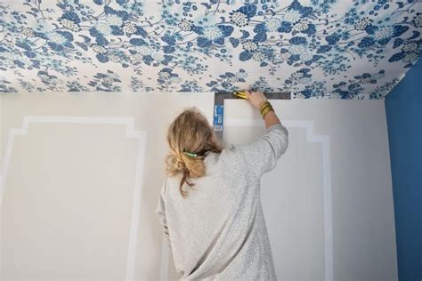 How To Make Your Own Rent Friendly Removable Wallpaper At Charlottes