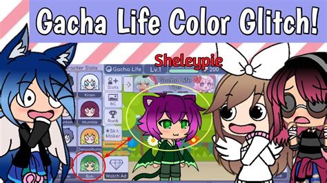 Gacha Life Color Glitch Shout Out Youtube
