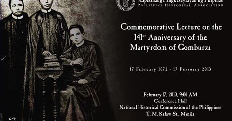 Philippine Historical Association Sunday Symposium On Gomburza Close