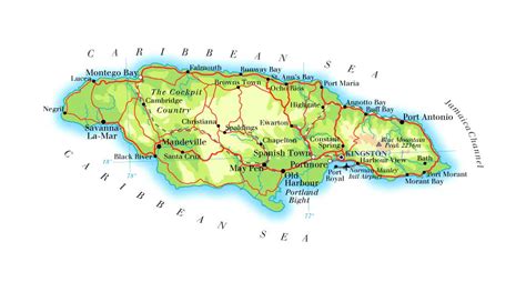 Maps Of Jamaica Map Library Maps Of The World