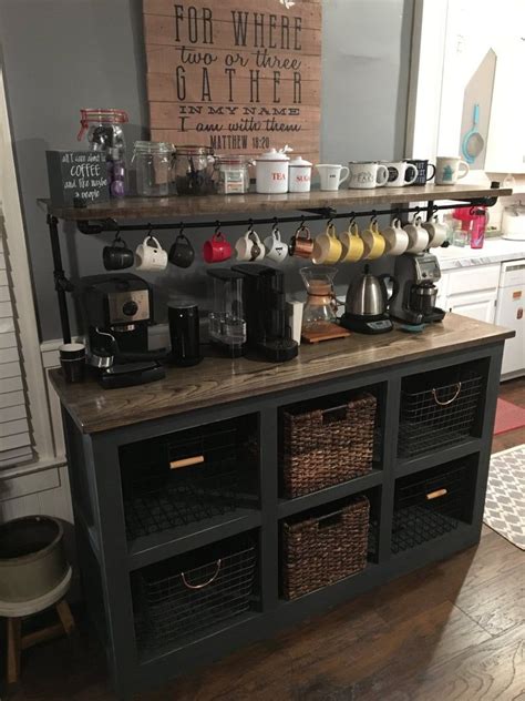 Eddie 3 Coffee Bar Free Shipping Etsy Coffee Bar Design Home Coffee