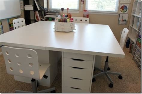 Love This Art Table Ikea Desk Homework Room Homeschool Desk