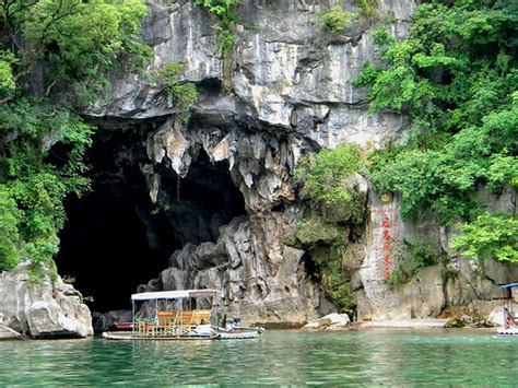 Photo Image And Picture Of The Entrance Of Guilin Crown Cave