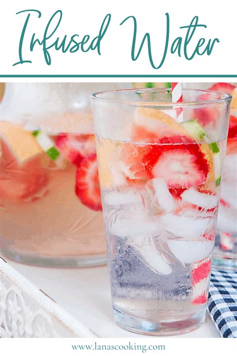 Infused Water Agua Fresca With The Flavors Of Cucumber Strawberry