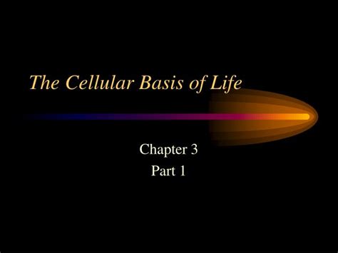 Who was the first person to see cells? PPT - The Cellular Basis of Life PowerPoint Presentation ...