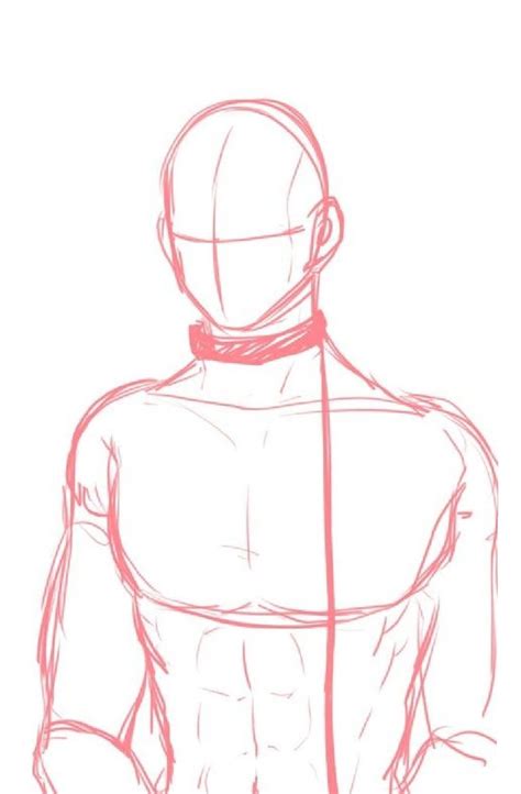 How To Draw Male Bodies Anime How To Draw Anime Male Body Step By