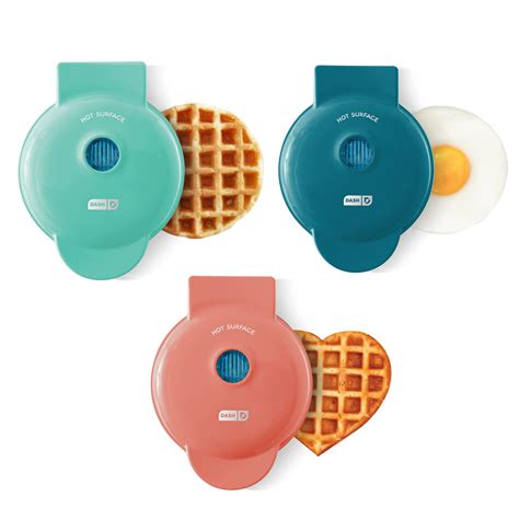 Buy Dash Mini Maker 3 Pack T Set Mini Waffle Maker Mini Heart