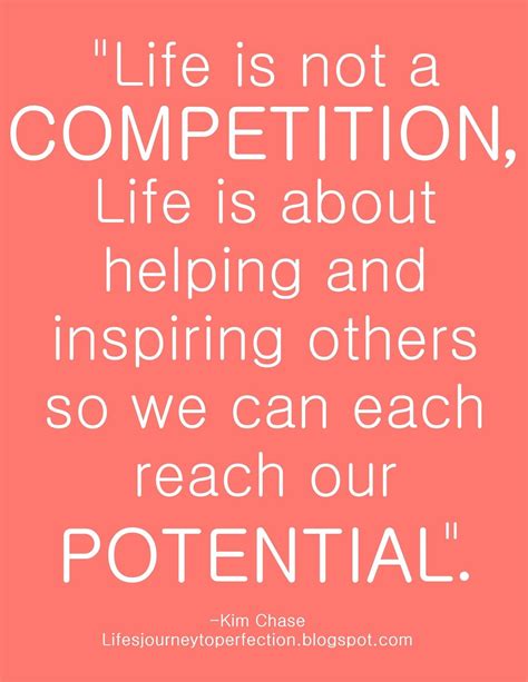 Life Is Not A Competition Wisdom Inspirational And Thoughts