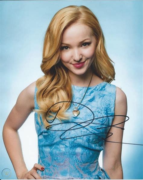 Dove Cameron Actress Liv And Maddie Hand Signed 8x10 Photo Coa