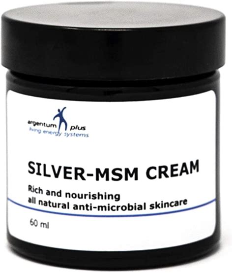 Argentum Plus Colloidal Silver Msm Cream 60 Ml Beauty