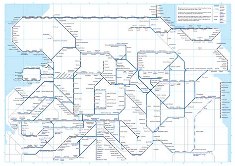 Northern Rail Route Map Verjaardag Vrouw 2020