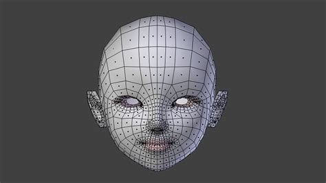 possible anime face topology reference works in progress blender artists community