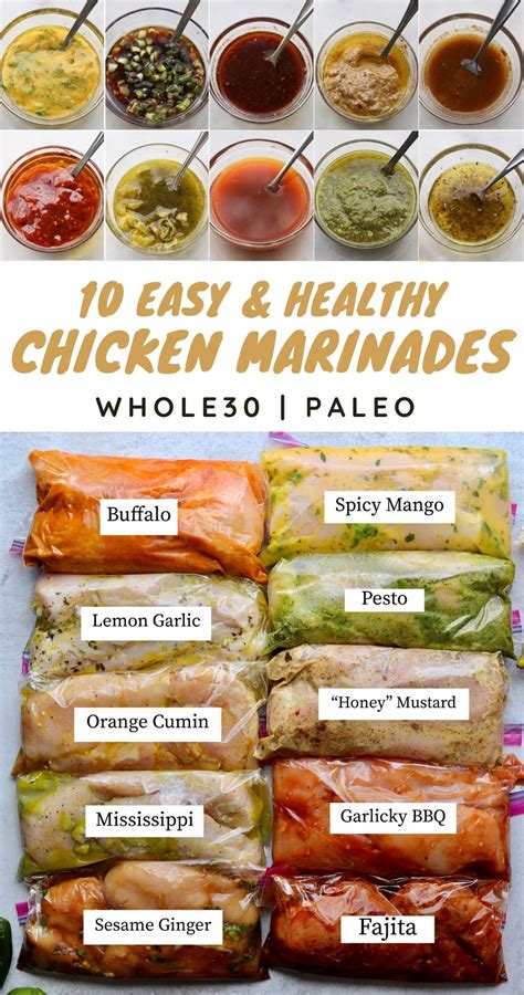 10 Healthy Chicken Marinades Whole30 Paleo Cook At Home Mom