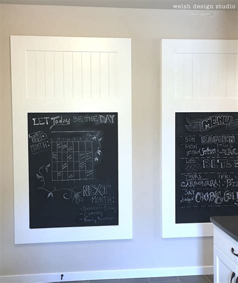 Framed Chalkboards Welsh Design Studio