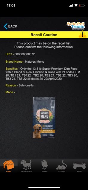 My dogs love the food and the treats! Nature's Menu Dog Food Recall | August 2020 - Pets-99.com