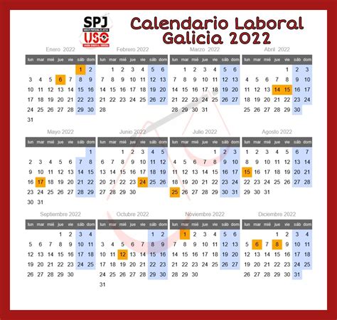 Calendario Laboral Galicia Get Calendar Update