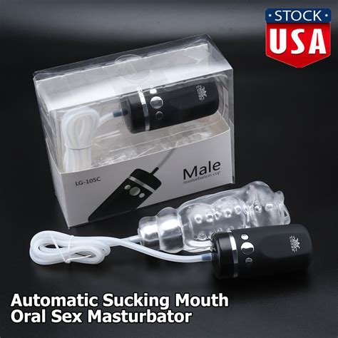 Automatic Sucking Licking Oral Sex Toy For Men Blow Job Stroker