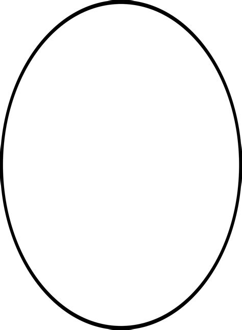 Collection Of Oval Png Black And White Pluspng