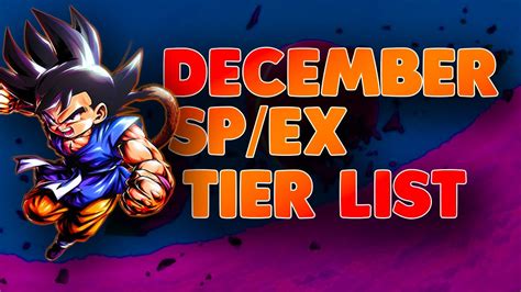 Everything about dragon ball legends! DECEMBER 2019 SPARKING TIER LIST | DRAGON BALL LEGENDS ...