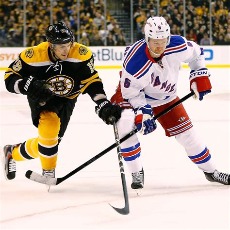 Boston Bruins Vs New York Rangers 4 Memorable Moments From The