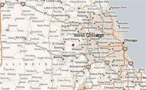 West Side Of Chicago Map Map