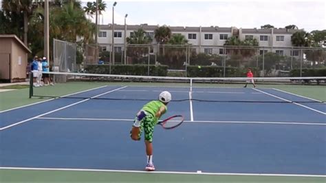 Super Talented Year Old Tennis Prodigy Youtube