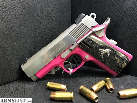 Armslist For Sale Colt Defender Pink 9mm