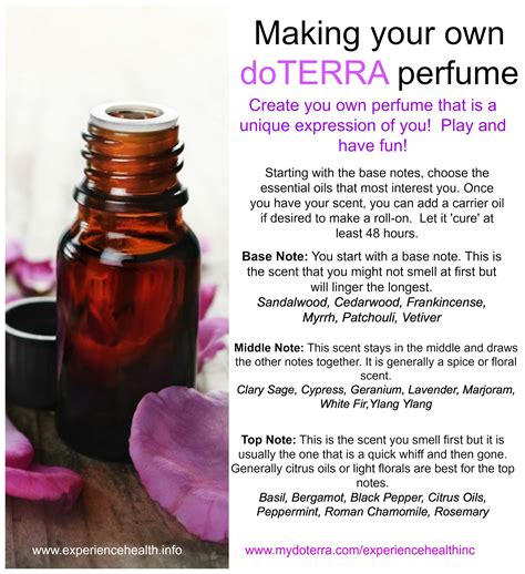 How To Make Homemade Perfume With Essential Oils Homemade Gift