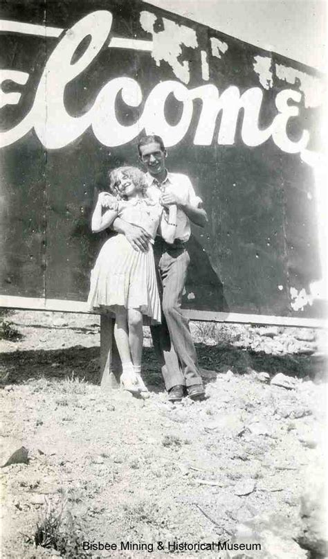 A Photo Of An Unidentified Young Couple In Bisbee Arizona