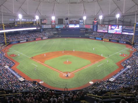 The Tampa Bay Rays Ballpark Tropicana Field