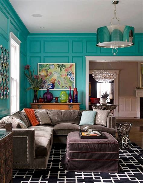 Turquoise And Brown Wall Decor Beautiful Living Room Turquoise Decor And Brown Ideas With