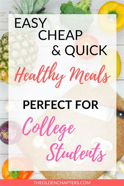 Learn How To Eat Healthy On A Budget For One As College Students By
