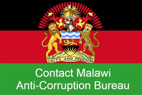 how to contact malawi anti corruption bureau business malawi
