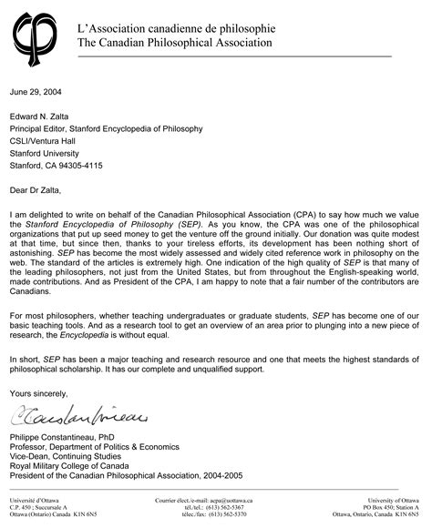 CPA's Letter in Support of NEH Grant