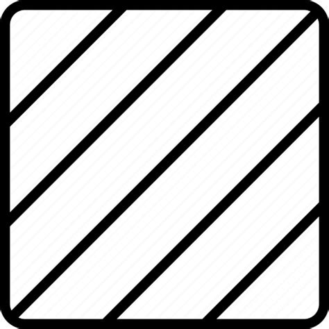 Fill Shape Square Stripes Icon
