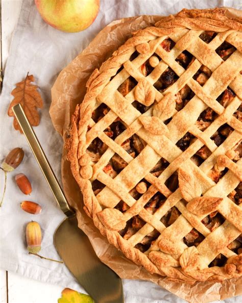 Drei, zwei, eins, salziger mürbeteig! Perfekt für den Herbst: Apple Pie mit Mürbeteig-Gitter ...