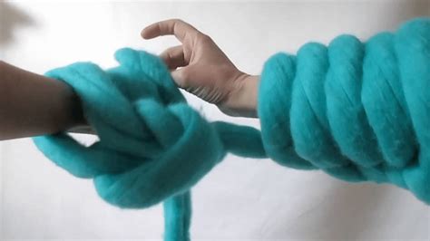 Knitting a blanket isn't the best beginner project, although it looks easy! Arm Knitting For Beginners