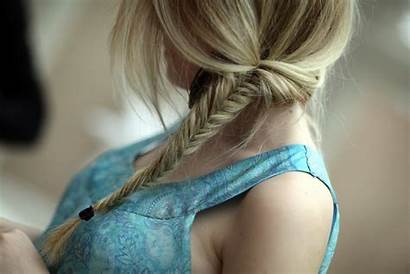 Blonde Hair Braids Braid Fishtail Wallpapers Background