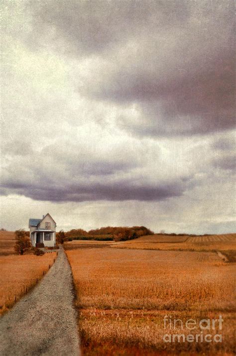 Farmhouse In Autumn Fields Photograph By Jill Battaglia Fine Art America