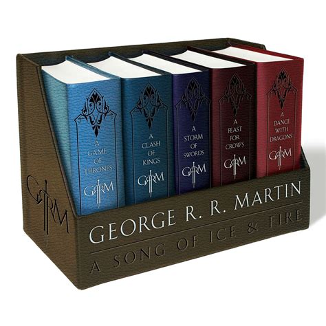 A Game Of Thrones Leather Bound Book Set