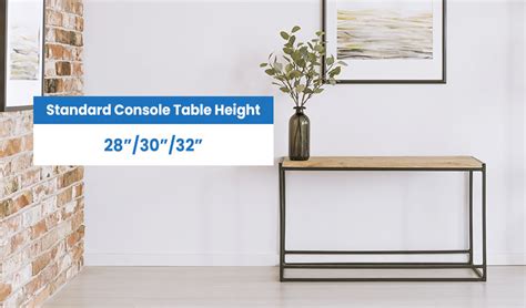 Console Table Sizes Dimensions Guide Designing Idea