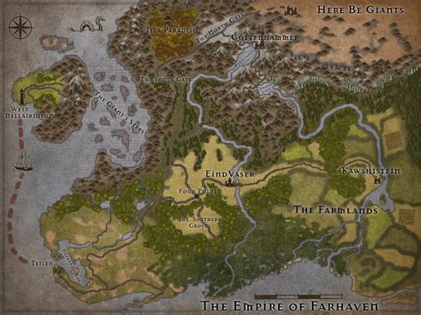 Looking For Feedback On My First Fantasy Map Attempt Mapmaking