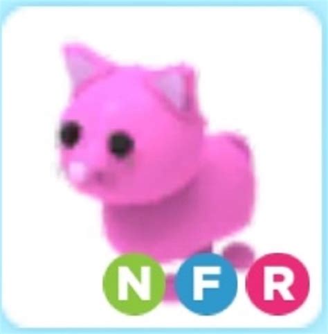 Adopt Me Roblox Nfr Pink Cat Check Description Etsy In 2021 Pet
