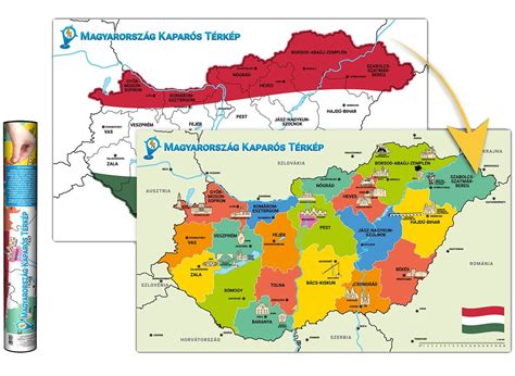 A térkép a pozsonyi kezdőmeridián alapján készült. Magyarország kaparós térkép - 70%-os kupon · maikupon.hu