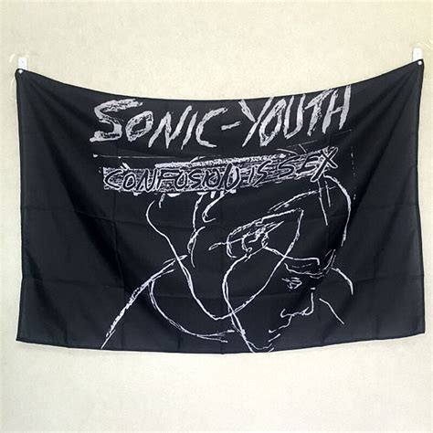 Sonic Youth Punk Rock Band Poster Four Holes Banners Wall Flags