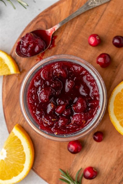 Cranberry Sauce With Oranges Lifestyle Of A Foodie