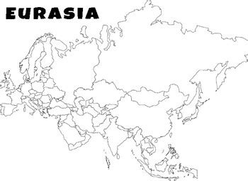 Po Ehn N Ensk Modul Printable Blank Map Of Asia Sav Slo Ku Nevinn