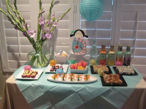 Sushi for a group can be a splurge, but making sushi at home is easier than you think! Creative Party Ideas by Cheryl: Japanese Sushi Party
