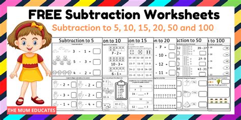 Learn how the cartesian grid works by plotting lines on coordinates, and practice plotting points on grids with these free downloadable worksheets. Free Subtraction Worksheets - Year 1 - Year 2 - The Mum ...